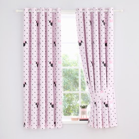 Minnie Blackout Eyelet Curtains