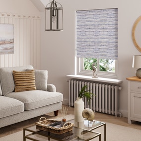 Whitmore Blue Stripe Blackout Roller Blind